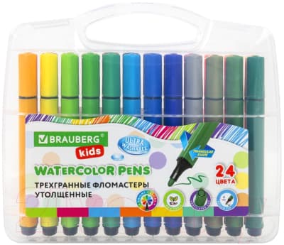 Фломастеры Brauberg Kids. Ультрасмываемые / 152192