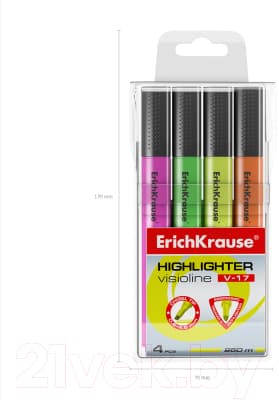 Набор маркеров Erich Krause Visioline V-17 / 56704 5