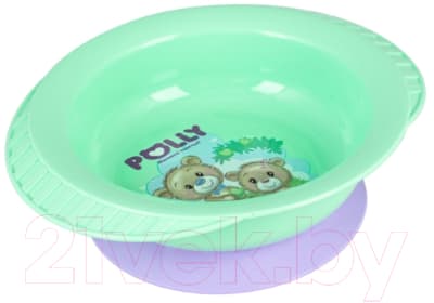 Тарелка для кормления Полимербыт Polly / 4342220