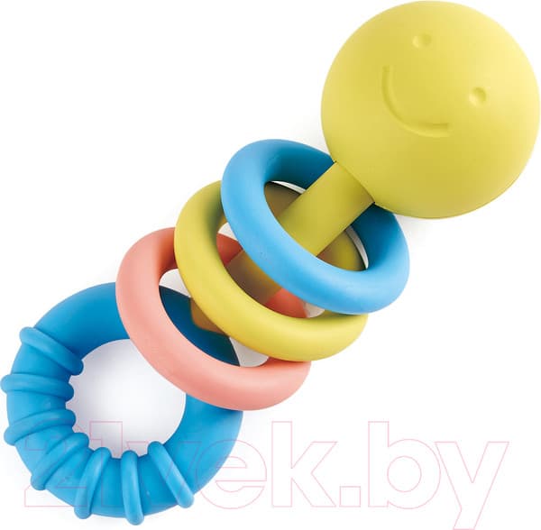 Прорезыватель для зубов Hape Улыбка с цветными кольцами / E0024_HP