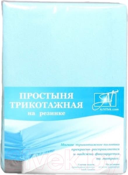 Простыня для малышей AlViTek Трикотажная на резинке 60x120x15 / ПТР-Г-060