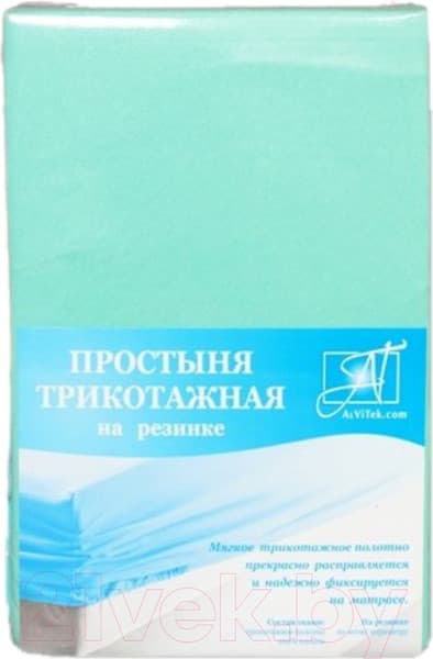 Простыня для малышей AlViTek Трикотажная на резинке 60x120x15 / ПТР-М-060