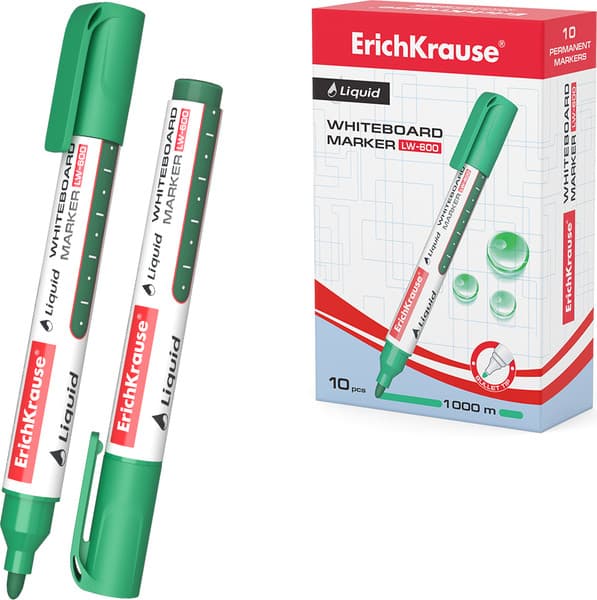 Маркер для доски Erich Krause Liquid LW-600 / 56096