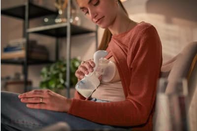 Молокоотсос ручной Philips AVENT Natural Motion с бутылочкой / SCF441/01 7
