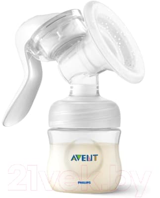 Молокоотсос ручной Philips AVENT Natural Motion с бутылочкой / SCF441/01 2