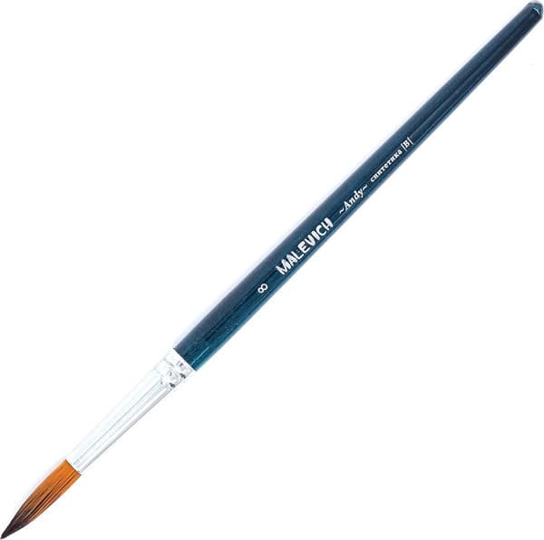 Кисть для рисования Малевичъ Andy №8 / 753008