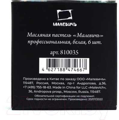 Набор масляной пастели Малевичъ 810035 2