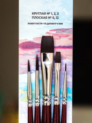 Набор кистей Малевичъ Фрида / 756905 2