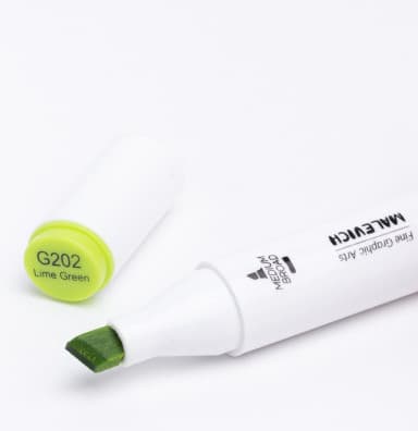 Маркер перманентный Малевичъ GrafArt Brush 190049 2
