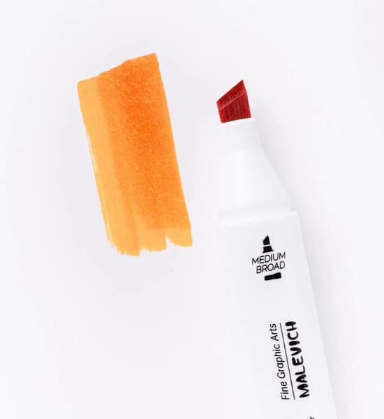 Маркер перманентный Малевичъ GrafArt Brush 190068 2