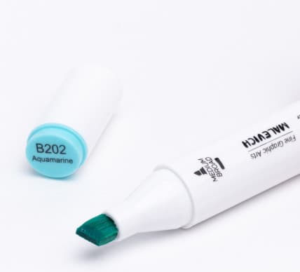 Маркер перманентный Малевичъ GrafArt Brush 190001 2
