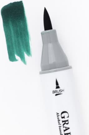 Маркер перманентный Малевичъ GrafArt Brush 190032 5