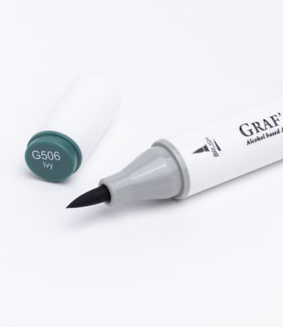 Маркер перманентный Малевичъ GrafArt Brush 190032 2