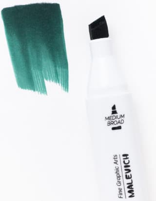 Маркер перманентный Малевичъ GrafArt Brush 190032 4