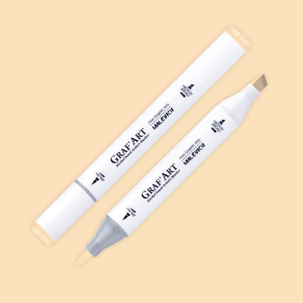 Маркер перманентный Малевичъ GrafArt Brush 190069