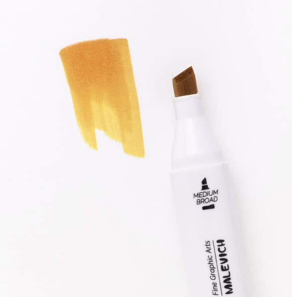 Маркер перманентный Малевичъ GrafArt Brush 190057 2