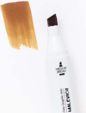 Маркер перманентный Малевичъ GrafArt Brush 190100 3
