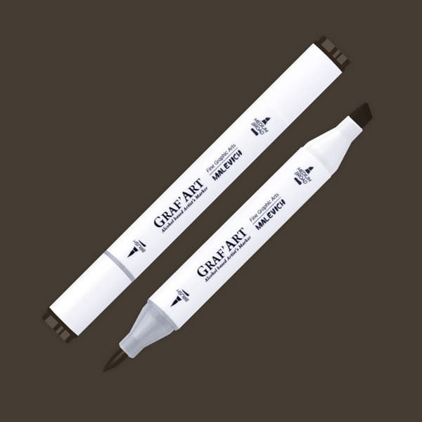 Маркер перманентный Малевичъ GrafArt Brush 190120