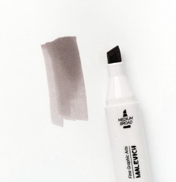 Маркер перманентный Малевичъ GrafArt Brush 190092 2