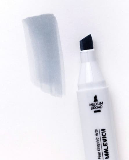 Маркер перманентный Малевичъ GrafArt Brush 190097 2