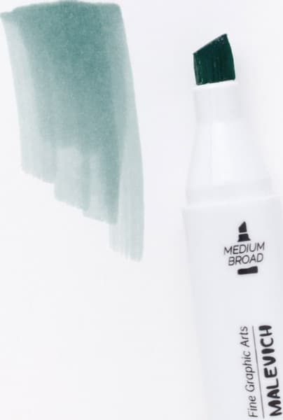 Маркер перманентный Малевичъ GrafArt Brush 190081 2