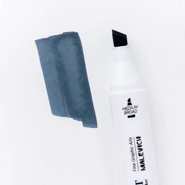 Маркер перманентный Малевичъ GrafArt Brush 190085 2