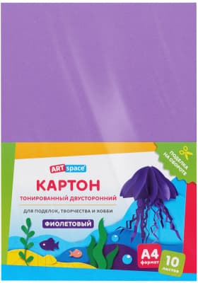 Набор цветного картона ArtSpace КТ1А4_38002 2