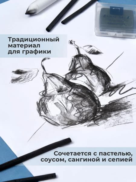 Набор угля для рисования Малевичъ 810005 5