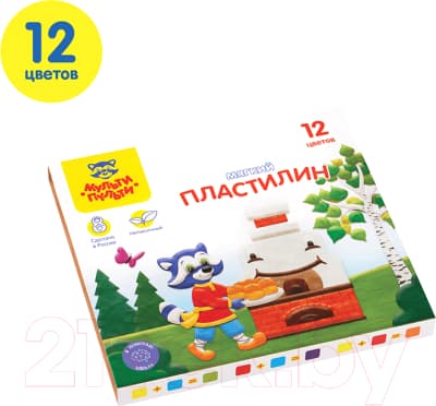 Пластилин Мульти-пульти Енот в сказке / МП_41711 2