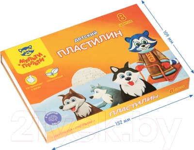 Пластилин Мульти-пульти Енот на Аляске / ДП_10233 4