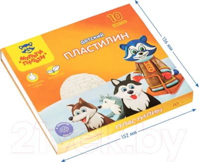 Пластилин Мульти-пульти Енот на Аляске / ДП_10234 7