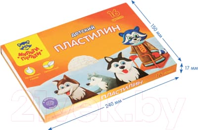Пластилин Мульти-пульти Енот на Аляске / ДП_10236 7