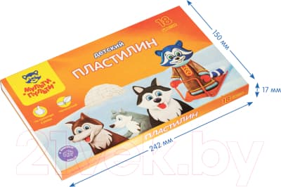 Пластилин Мульти-пульти Енот на Аляске / ДП_10237 7