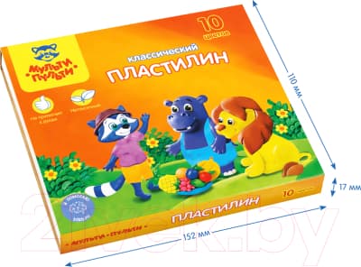Пластилин Мульти-пульти Приключения Енота / КП_10208 4
