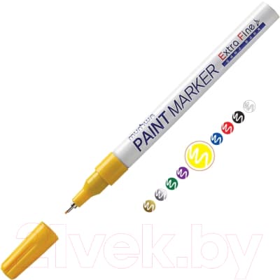 Маркер перманентный MunHwa Extra Fine Paint Marker / EFPM-08 2