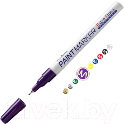 Маркер перманентный MunHwa Extra Fine Paint Marker / EFPM-09 2