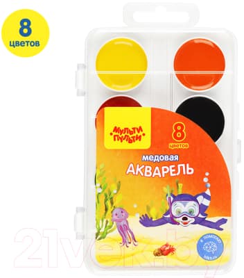 Акварельные краски Мульти-пульти Енот в Красном море / АП_10703 3