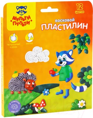 Пластилин восковой Мульти-пульти Енот в лесу / ВП_11058