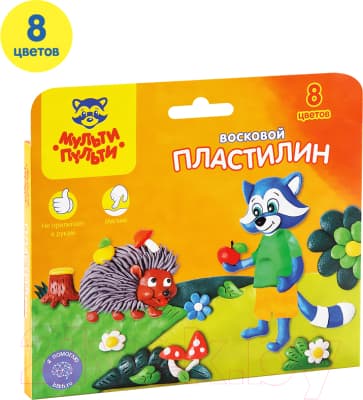 Пластилин восковой Мульти-пульти Енот в лесу / ВП_11056 2