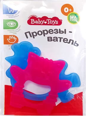Набор прорезывателей для зубов Baby Toys Котик и Петушок / 02409 7