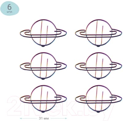 Скрепки Meshu Planets / MS_41583 5
