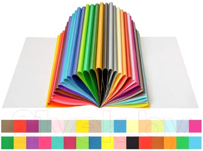 Набор цветной бумаги ArtSpace Бегемот / Нб32-32мдв_28802 3