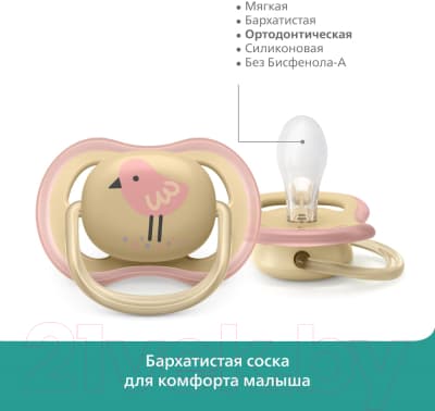 Набор пустышек Philips AVENT AVENT Ultra Air / SCF085/13 5