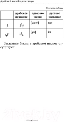 Учебное пособие АСТ Арабская грамматика без репетитора 6