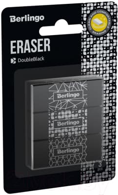 Набор ластиков Berlingo DoubleBlack / BLc_00420_3