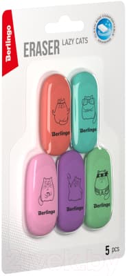 Набор ластиков Berlingo Lazy Cats / BLc_00680_5 7
