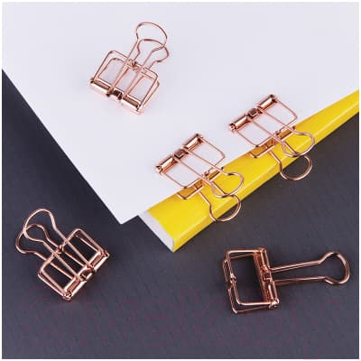 Зажим для бумаги Meshu Rose Gold / MS_41595 2