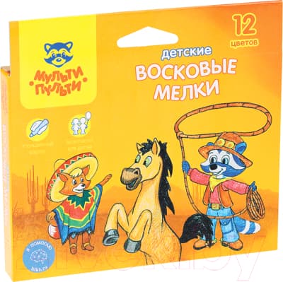 Восковые мелки Мульти-пульти Енот в Мексике / BC_10447