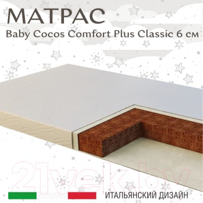 Матрас в кроватку Sweet Baby Cocos Classic 3