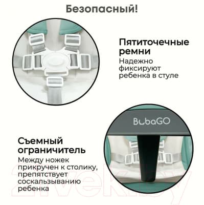 Стульчик для кормления Bubago Amelia / BG 103-3 7
